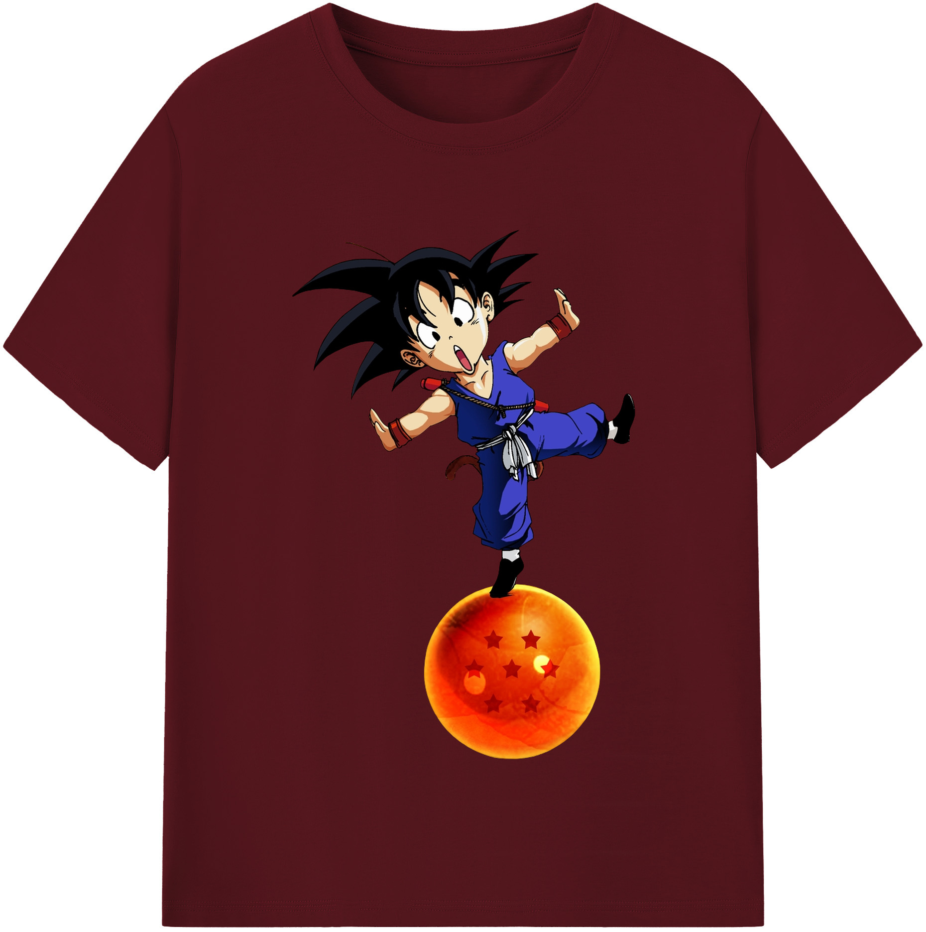 （画像用） ドラゴンボール 孫悟空（そん ごくう）Son Goku カカロット DRAGON BALL Kakarotto 綿100％半袖Tシャツ（フロントプリント）